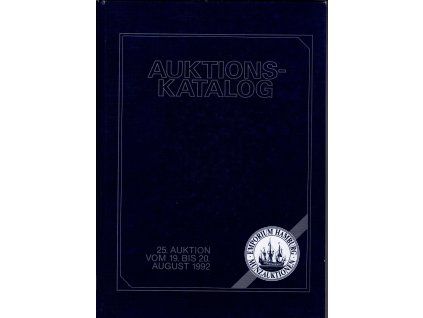 Aukční katalog firmy Emporium Hamburg, č. 25 / 19.-20. 8.1992.