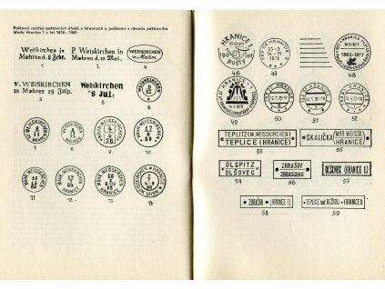 INDRA, Bohumír: Pošta v Hranicích 1785-1980.