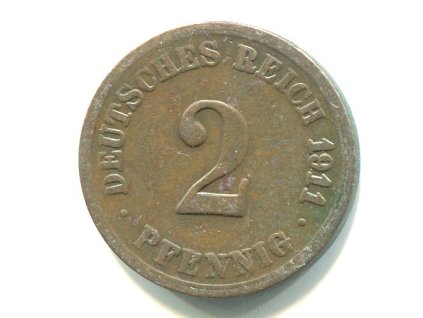 NĚMECKO. 2 Pfennig 1911/A.