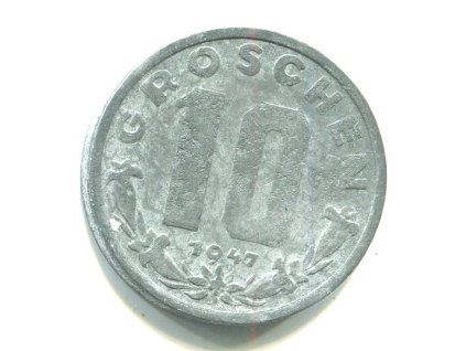 RAKOUSKO. 10 Groschen 1947.