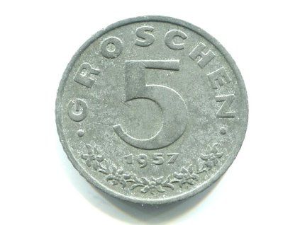 RAKOUSKO. 5 Groschen 1957.