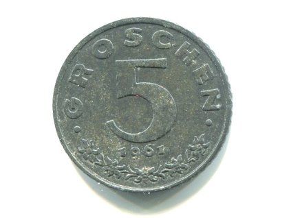 RAKOUSKO. 5 Groschen 1961.