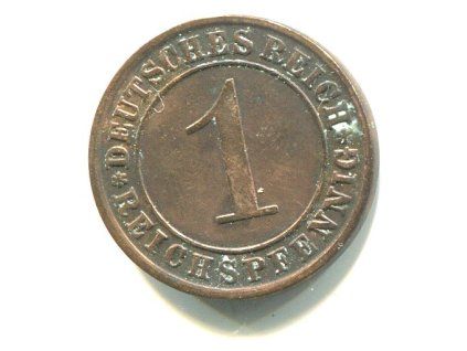 NĚMECKO. 1 Reichspfennig 1931/A. KM-37