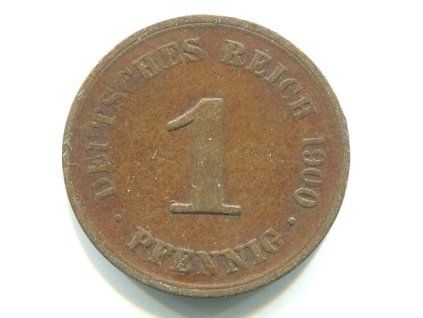NĚMECKO. 1 Pfennig 1900/A.