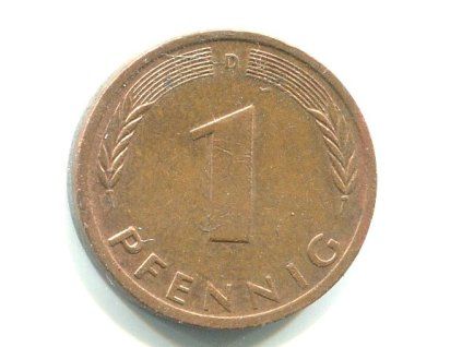 NĚMECKO. 1 Pfennig 1972/D.
