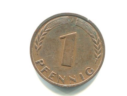 Německo. 1 Pfennig 1966/J.