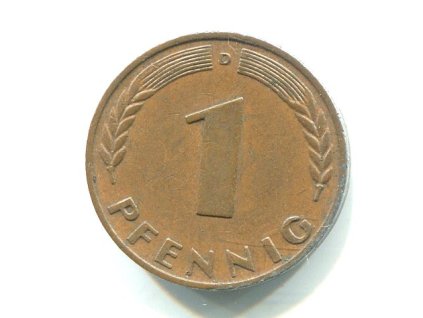 Německo. 1 Pfennig 1967/D.