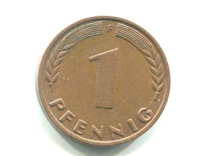 Německo. 1 Pfennig 1972/F.