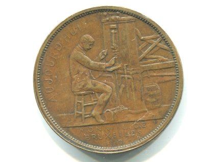BELGIE. Monnaie de Bruxelles 1910.