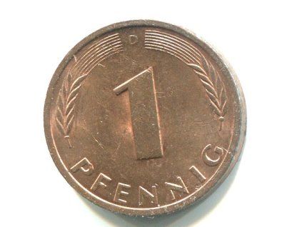 NĚMECKO. 1 Pfennig 1991/D