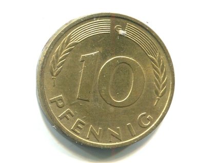 NĚMECKO. 10 Pfennig 1980/G