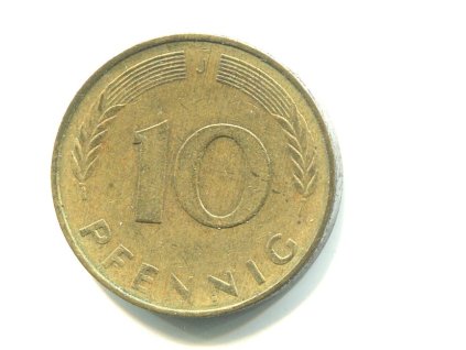 NĚMECKO. 10 Pfennig 1979/J
