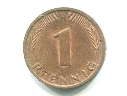 NĚMECKO. 1 Pfennig 1986/D