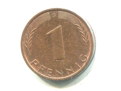 NĚMECKO. 1 Pfennig 1976/G
