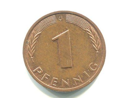 NĚMECKO. 1 Pfennig 1982/J