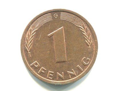 NĚMECKO. 1 Pfennig 1982/G