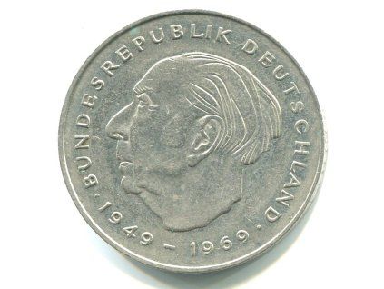 NĚMECKO. 2 Mark 1987/F. Heuss. KM-A127.