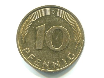 NĚMECKO. 10 pfennig 1995/D