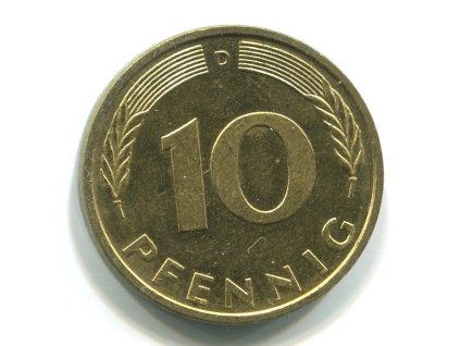 NĚMECKO. 10 pfennig 1994/D