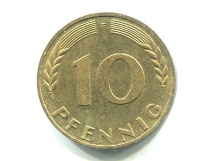 NĚMECKO. 10 pfennig 1972/F