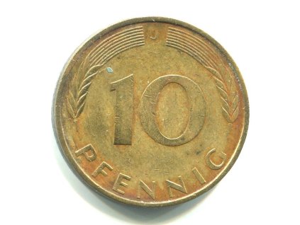 NĚMECKO. 10 pfennig 1971/J