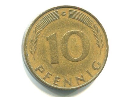NĚMECKO. 10 pfennig 1971/G
