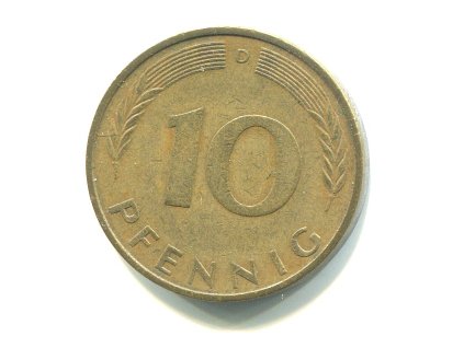 NĚMECKO. 10 pfennig 1971/D