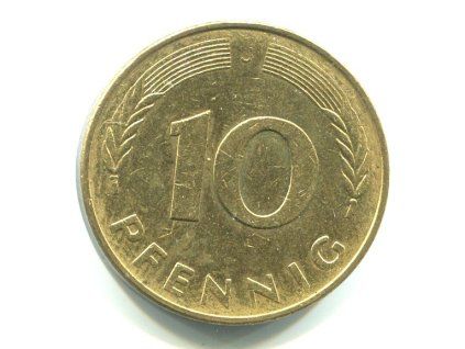 NĚMECKO. 10 pfennig 1978/J