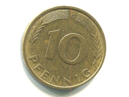 NĚMECKO. 10 pfennig 1978/G