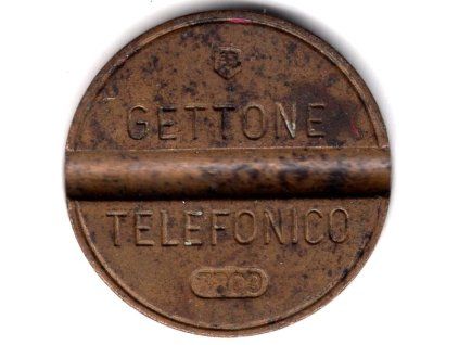 ITÁLIE. Telefonní známka. GETTONE TELEFONICO ESM. Datum: 78/09.