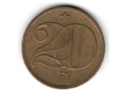 ČESKOSLOVENSKO. 20 haléřů 1975.