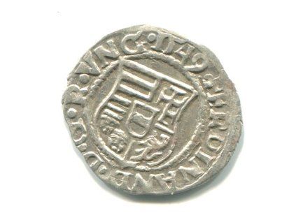 UHRY. Ferdinand I. Denár 1549/KB.