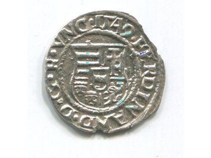 UHRY. Ferdinand I. Denár 1549/KB.
