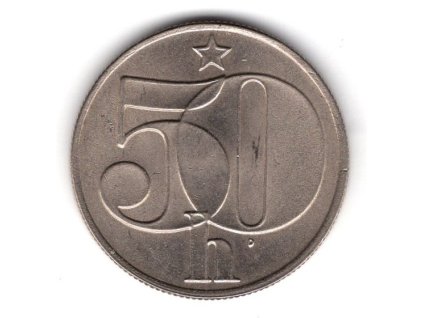 ČESKOSLOVENSKO. 50 haléřů 1989.
