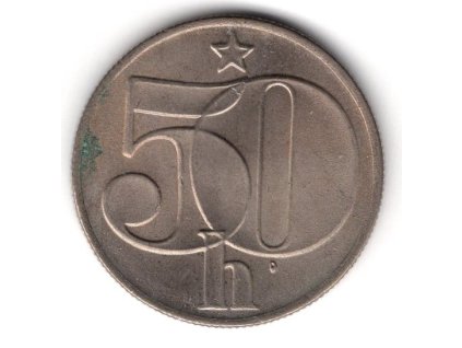 ČESKOSLOVENSKO. 50 haléřů 1989.
