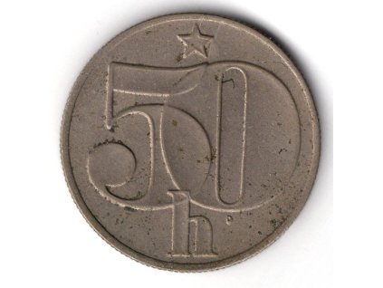 ČESKOSLOVENSKO. 50 haléřů 1989.