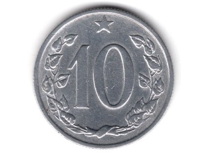 ČESKOSLOVENSKO. 10 haléřů 1967.