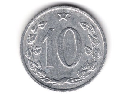 ČESKOSLOVENSKO. 10 haléřů 1967.
