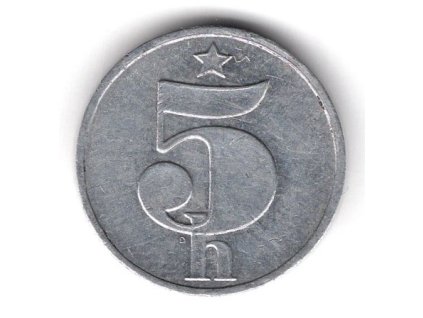 ČESKOSLOVENSKO. 5 haléřů 1988.
