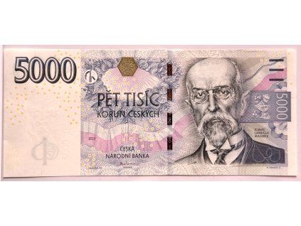 ČESKO. 5000 korun 2023. Série Z 97. Hej. CZ 37.