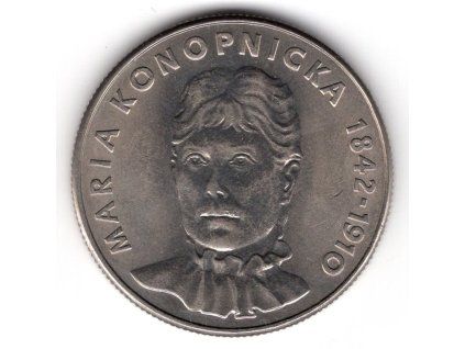 POLSKO. 20 złotych 1978. Konopnicka.