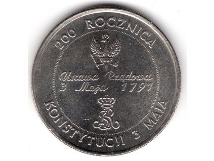 POLSKO. 10.000 złotych 1991. Konstytucja 3. Maja.