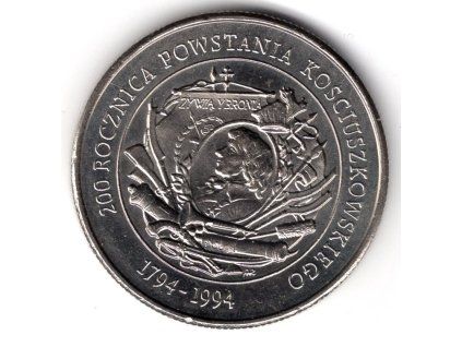 POLSKO. 20.000 złotych 1994. Kościuszkovo povstání.