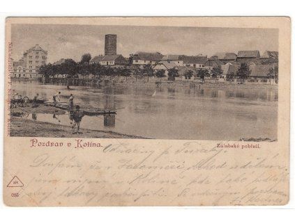 Kolín. Zálabské pobřeží.