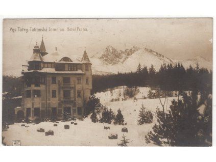 VYSOKÉ TATRY. Tatranská Lomnica. Hotel Praha.