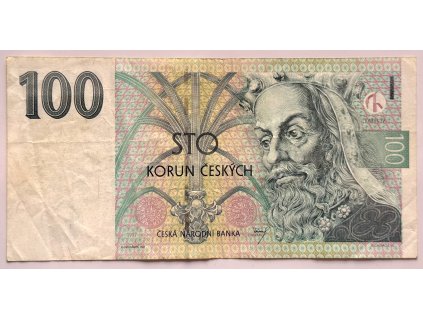 ČESKO. 100 korun 1997. Série G 38. Hej. CZ 22.