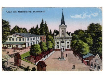 ZLATÉ HORY. Gruß von Mariahilf bei Zuckmatel.