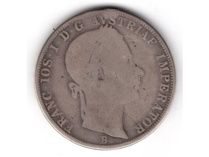 František Josef I. 2 zlatníky 1859/B. Ag.