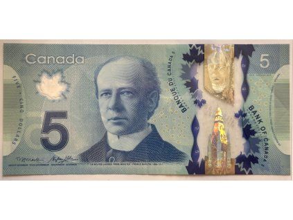 KANADA. 5 dollars.