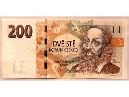 ČESKO. 200 korun 2018. Série K 24. Hej. CZ 32.